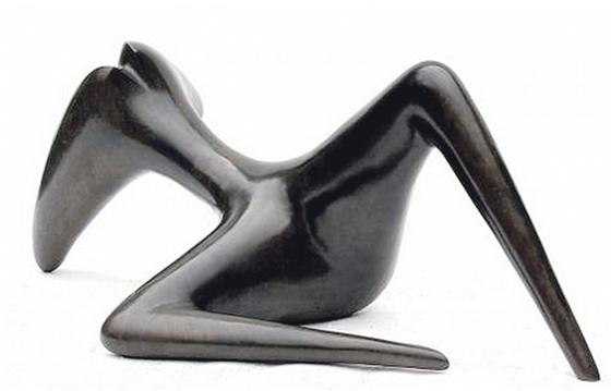 Walter Kopp zeigt seine Skulpturen.	Foto: VA