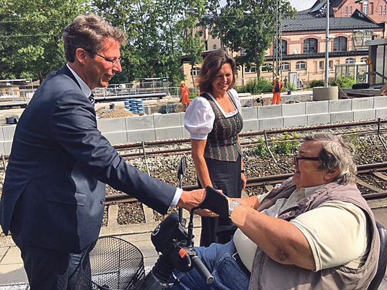 Künftig können auch Menschen mit Handicap den Bahnhof in Riem barrierefrei erreichen.	Foto: oh