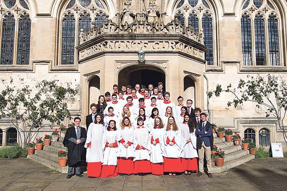 Geistliche Chormusik aus fünf Jahrhunderten singt der britische Chor Oriel College Oxford in München.	Foto: VA
