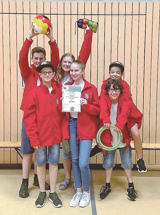 Die Jugendrotkreuz Ortsgruppe Grafing war erfolgreich beim Bezirkswettbewerb vertreten.	Foto: BRK Ebersberg