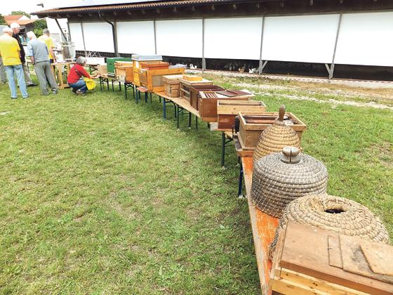 Viele nützliche Informationen rund um das Thema Bienen gibt es am Sonntag in Angelbrechting.	Fotos: Verein