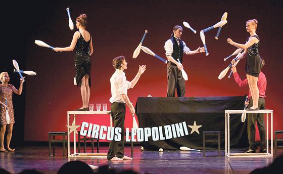 Ein professionelles Programm stellen die Circus-Schüler auf die Beine.	Foto: www.circus-leopoldini.de