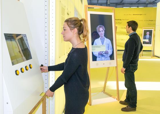Ein interaktives Spiel ist das Herz der Sonderausstellung »energie.wenden«.	Foto: Deutsches Museum