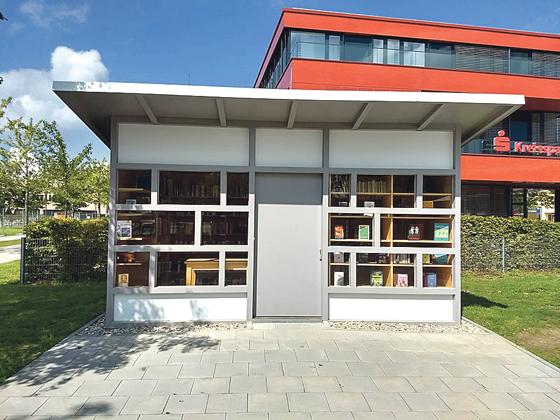 Das neue Poinger Literaturhaus beim Marktplatz wird am Freitagnachmittag eröffnet.	Foto: Gemeinde Poing