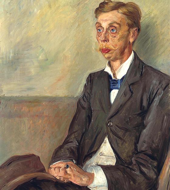 In der Neuen Pinakothek hängt ein Portrait Eduard von Keyserlings. Lovis Corinth malte den 46-jährigen, von Krankheit gezeichneten Schriftsteller im Jahr 1900, im Saal 5. F.: ©Bayer. Staatsgemäldesammlungen, Neue Pinakothek, München