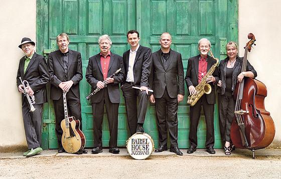 Die Barrelhouse Jazzband wird am 11. Oktober in Oberhaching Jazz und Swing vom Feinsten bieten.	Foto: VA