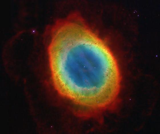 Messier 57, der Ringnebel in der Leier, aufgenommen vom Hubble-Weltraumteleskop. Foto: Judy Schmidt, CC BY 2.0
