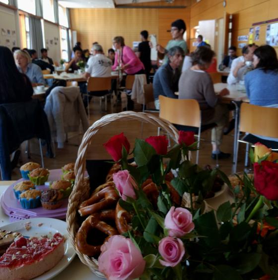 Das Café Miteinander in Unterföhring fand diesmal am Wahlsonntag statt. Foto: Helferkreis Unterföhring