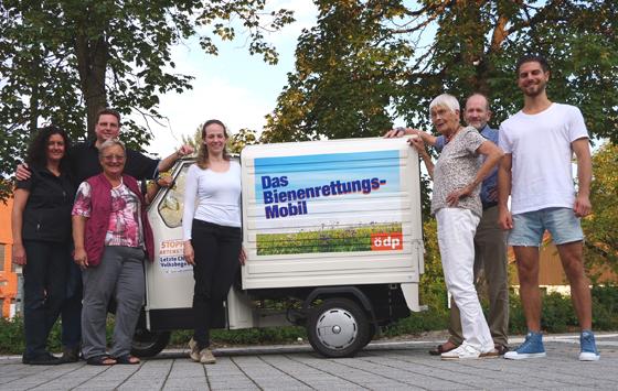 Auf einem Besuch des Bienenrettungsmobils in Unterschleißheim. Foto: privat