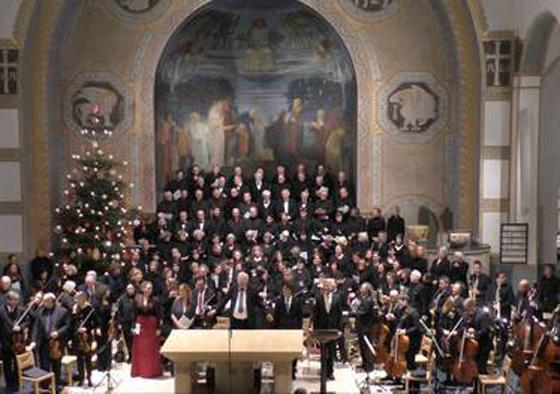 In der Erlöserkirche wird am 16. Dezember der Messias von Georg Friedrich Händel in der Mozartfassung gesungen. Foto: VA