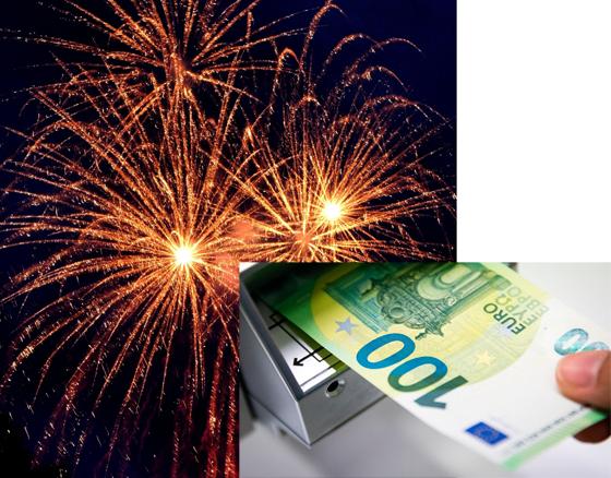 Am Dienstag wird vielerorts lautstark das Jahr 2019 begrüßt. Die neuen 100-Euro-Banknoten werden am 28. Mai 2019 in allen 19 Mitgliedstaaten des Euroraums in den Umlauf gebracht. F: CC0/ Europäische Zentralbank