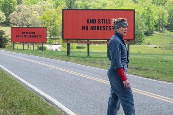 Frances McDormand brilliert in Three Billboards Outside Ebbing, Missouri und erhielt dafür einen Oscar. Foto: VA