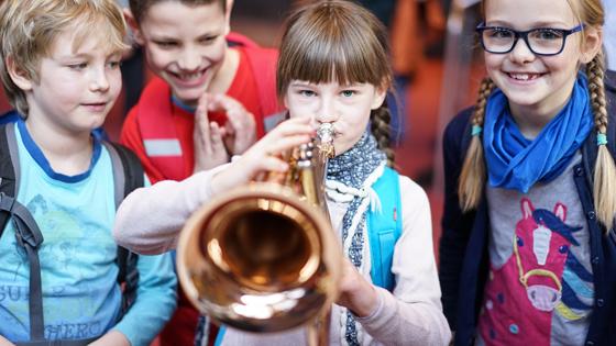 Am 28. Februar im Kulturzentrum Gasteig können Kinder Musik mit allen Sinnen erleben. Foto: Gasteig München GmbH/Andreas Merz