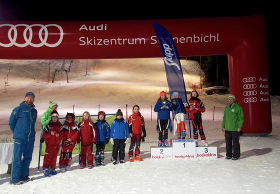 Die Gewinner des Skirennens des Landkreiscups, der Anfang Februar am Sonnenbichl im Tegernseer Tal ausgetragen wurde. Herzlichen Glückwunsch! Foto: VA