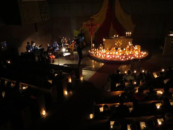 Am 10. Februar findet in der Ottobrunner Michaelskirche eine Taizé-Nacht statt. Alle sind herzlich eingeladen. Foto: VA