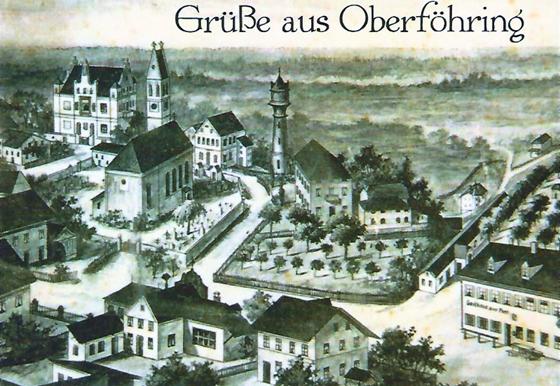 Die "gute alte Zeit" zeigt diese Postkarte aus Oberföhring. Foto:  NordOstKultur