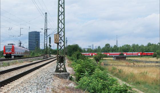 Die Bahn stellt ihre Ausbaupläne für den Münchner Osten vor. Auch die Truderinger Kurve wird ausgebaut. Foto: DB