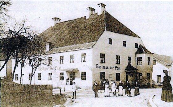 Ein Erbe Grandauers: Das Zornedinger Gasthaus zur Post im 19. Jahrhundert. Foto: Heimatkundekreis Zorneding