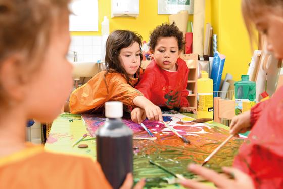 Kinderbetreuung in städtischen Kindergärten in München soll ab September kostenfrei sein. Foto: Tobias Hase/LHM RBS