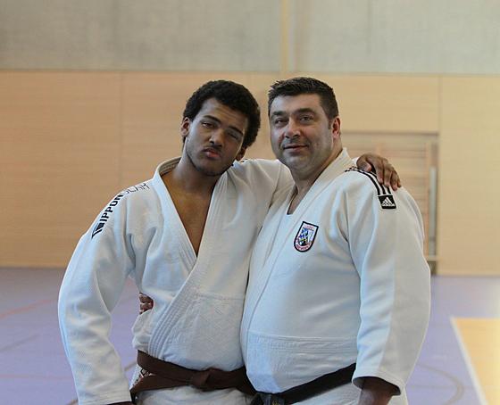 Europameister Samuel Dietz (li.) wurde auch vom Weltmeister Ivan Radu in München trainiert. Foto: Peter Franz