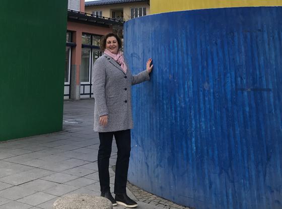 Die Bürgermeisterkandidatin Renate Fichtinger kann man beim Starkbieranstich der CSU in Unterhaching kennenlernen. Foto: hw