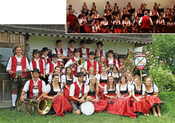 Die Steinhöringer Blasmusik lädt zum traditionellen Frühjahrskonzert ins Dorfgemeinschaftshaus Tulling ein. Bild oben: Gleich an zwei Abenden spielen die Musikanten in Tulling auf. Fotos: VA