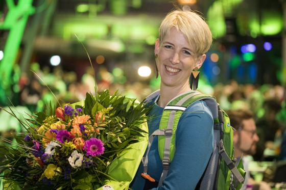 Katrin Habenschaden will Münchens erste grüne Oberbürgermeisterin werden. Foto: Grüne