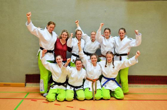Die Judodamen aus Holzkirchen konnten in Ingolstadt einen großen Erfolg feiern. Foto: VA