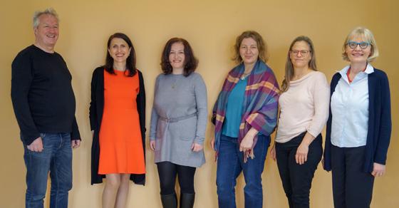 V.l.: Albert Fierlbeck, Claudia Nasahl, Andrea Seif, Brigitte Obermair, Monika Geitner, Dr. Ulrike Holtappel. F: oh