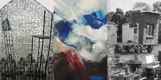 Installationen, Fotografie, Malerei: Drei Künstlerinnen stellen in der Seidlvilla aus. Foto: VA