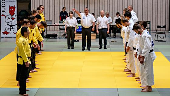 Der SF Harteck beim Judo. Foto: René Weil