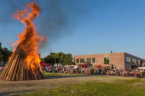 Trudering Burschen laden zum zwölften Mal auf die Festwiese zum Sonnwendfeuer ein. Foto: Fotostudio caroKaa