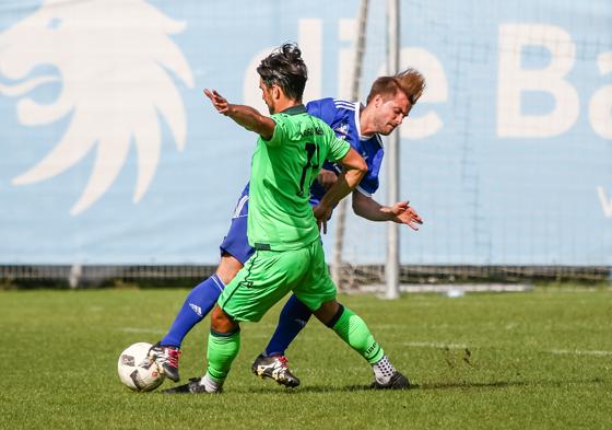 Das Derby TSV 1860 II (grün) gegen FC Ismaning gibt es auch 2019/20 in der Bayernliga Süd. Foto: Christian Riedel
