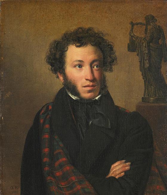 Alexander Puschkin, gemalt von Prest Kiprenski 1827. Foto: VA