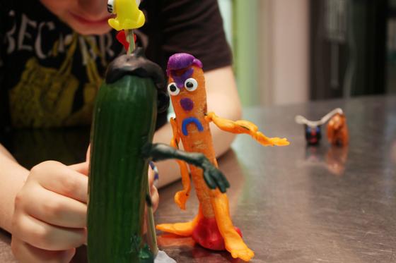 Coole Figuren werden beim Trickfilmworkshop zum Leben erweckt. Foto: Café Netzwerk