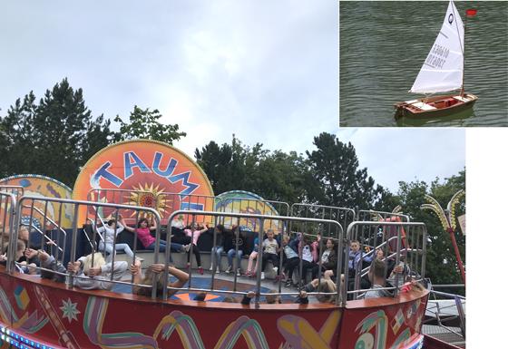Jede Menge Vergnügen erwarten die Besucher beim Bürgerfest in Unterhaching. Kleines Bild: Die beliebte Modellboot-Regatta findet nur bei trockenem Wetter am Samstag, 6. Juli, ab 10 Uhr statt. F: VA