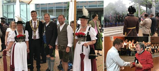 Am Wochenende feiert Unterhaching mit Gästen aus Witney und Bischofshofen gleich 2 Partnerschaftsjubiläen. Foto: Heike Woschée