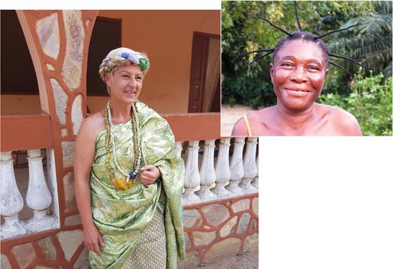 "Die Dankbarkeit der Menschen trotz der kargen Lebenssituation in Ghana entschädigt für vieles. Manchmal reicht auch nur ein Lächeln, so Halbig. Petra Halbig blickt auf drei Jahre Charity zurück - und nach vorn. Fotos: Petra Halbig