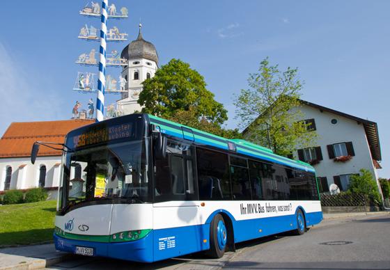 An den vier Adventssamstagen dürfen alle Buslinien im Landkreis kostenfrei genutzt werden. Foto: MVV GmbH