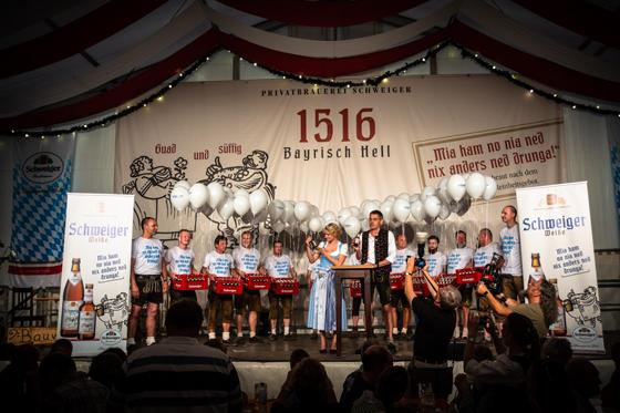 Das Fest ist seit 1998 Ersatz für das fehlende Volksfest in Markt Schwaben. Foto: Privatbrauerei Schweiger