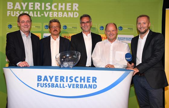 Der Bayerische Fußball-Verband (BFV) hat vor kurzem die Paarungen der 1. Hauptrunde im Toto-Pokal-Wettbewerb ausgelost. Foto: Bayerischer Fußball–Verband e.V.