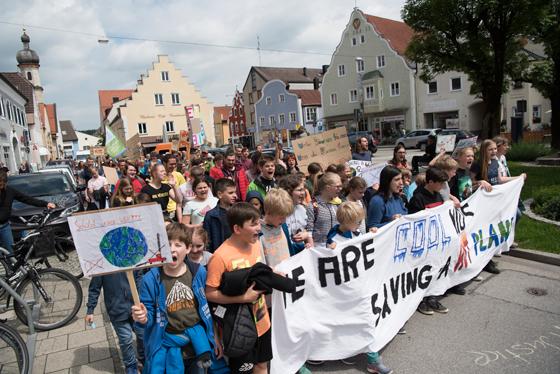 Die Fridays For Future Bewegung im Landkreis setzt ihre Proteste am kommenden Freitag fort. Foto: Valentin Winhart