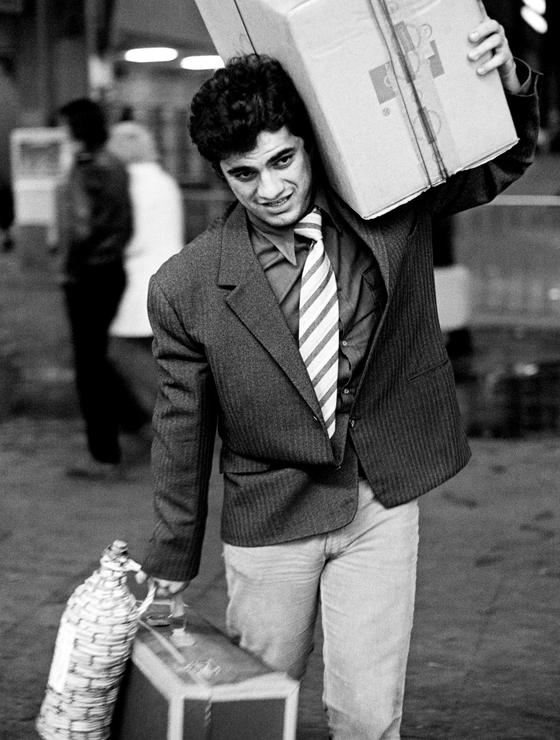 Dimitri Soulas, Ankunft am Münchner Hauptbahnhof, 1968. Foto: © Münchner Stadtmuseum