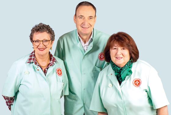 Das Team der Grünen Damen und Herren in der Klinik Bogenhausen sucht Verstärkung. Foto: München Klinik