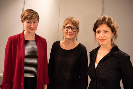 Die drei Veranstalterinnen von LIX (v. l.), Rebecca Faber, Raphaela Bardutzky und Christina Madenach, freuen sich wieder auf drei Gäste. Foto: Franziskus Büscher