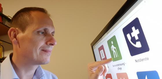 Förderung der aktiven Teilhabe älterer Mitmenschen durch Digitalisierung. FDP-Ortschef Dr. Peter Siemsen fordert eine Senioren-App für Haar. Foto: FDP