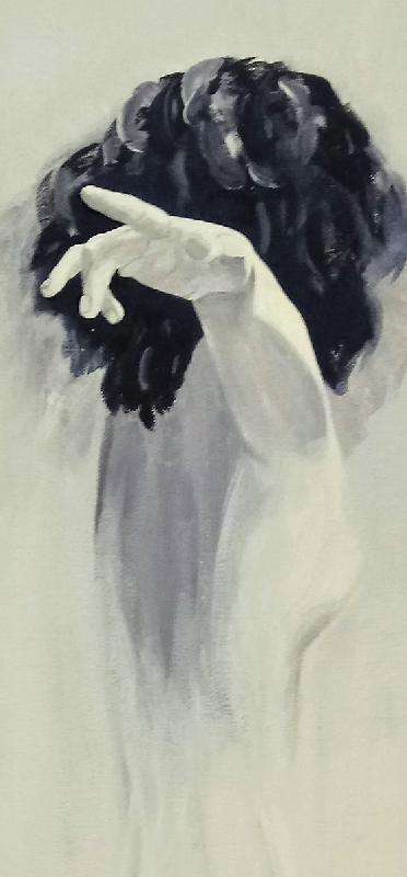 Annegret Poschleps Bild trägt den Titel "Tanz mit mir". Es gehört zu den Werken, die am kommenden Wochenende gezeigt werden. Foto: Poschlep