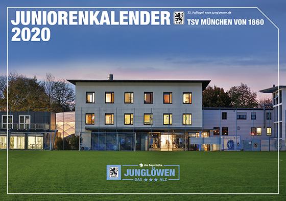 33. Ausgabe: Junioren-Kalender 2020 des TSV 1860 München. Abbildung: TSV 1860