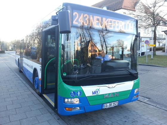 Bei den MVV-Regionalbussen im Landkreis München gibt es einige Änderungen zum Fahrplanwechsel am 15. Dezember. Foto: Horst007, CC BY-SA 4.0