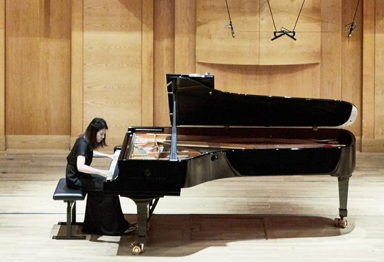 Szene im Großen Konzertsaal der Hochschule für Musik und Theater München beim Steinway-Wettbewerb. Foto: VA